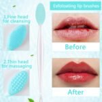 6 PCS Silicone Face Scrubber Brush Set, 2pcs Lip Scrub Brushes and Face Cleansing Brush Silicone Exfoliator Tool and Facial Applicator for Women Men - Image 3
