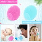 6 PCS Silicone Face Scrubber Brush Set, 2pcs Lip Scrub Brushes and Face Cleansing Brush Silicone Exfoliator Tool and Facial Applicator for Women Men - Image 4