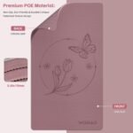 Large 76"x40"x0.4" Yoga Mat - Extra Width & Thick Non-Slip Exercise Mat, Versatile for Stretching, Yoga Studio, Gym, Home & Indoor/Outdoor Workouts - Image 4