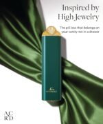 Premium Weekly Pill Organizer, 7-Day Compact Pill Case for Purse, Lightweight Gold Aluminum Pill Box for Vitamins, Medicine, Supplements, Luxury Wellness Gift - Image 3