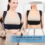 Posture Corrector Back Brace for Women and Men, Adjustable Lightweight Upper Braces Posture Corrector, Shoulder Pain Relief Under Clothes SIZE S - Image 4