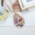 ORAZIO Acrylic Jewelry Set for Women Statement Boho Resin Earrings Necklace Bracelet - Image 4