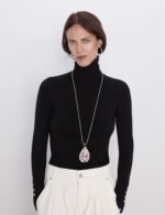 ORAZIO Acrylic Jewelry Set for Women Statement Boho Resin Earrings Necklace Bracelet - Image 7