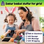 PURPLE LADYBUG Rainbow Holographic Scratch Art Mini Notes - Kids Easter Basket Stuffers for Teen Girls Gifts Trendy Stuff, Small Gifts for Teens Art and Craft Supplies Summer Activities for Kid - Image 3