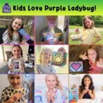 PURPLE LADYBUG Rainbow Holographic Scratch Art Mini Notes - Kids Easter Basket Stuffers for Teen Girls Gifts Trendy Stuff, Small Gifts for Teens Art and Craft Supplies Summer Activities for Kid - Image 6