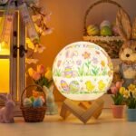 Klever Kits DIY 3D Moon Night Light, Paint Your Own Moon Lamp Kit Galaxy Lamp Arts and Crafts Kit, School Activities, Birthday Gifts for Kids Girls Boys - Image 4