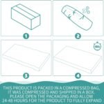 MABOZOO 2 Inch Thick Yoga Mat, 72''x24'x2" Foldable Extra Thick Exercise Mat Gymnastics Mat with PU Leather, Padded Yoga Mat Fitness Mat for Yoga, Pilates, Stretching - Image 6