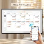Digital Calendar, 15.6 inch Wall Planner & Chore Chart, Rechargeable Full HD Touchscreen Display, Portable Smart Family Organizer, Event Planner, Desk and Wall mountable, Perfect for Family Schedules - No Subscription - Image 8