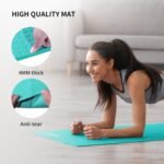 PROIRON Foldable Yoga Mat 0.24"/0.16" for Home Workout & Travel, Non Slip Travel Yoga Mats with Carry Bag, Packable Yoga Mat for Home Gym, Pilates, Fitness,Stretching - Image 4