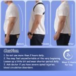 King Mills Plus Size Back Brace for Lower Back Pain, Breathable Posture Corrector for Women & Men Plus Size 3XL to 6XL, Adjustable Support Brace for Big & Tall - Image 4