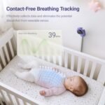 Smart Baby Monitor Contact-Free AI Solution for Breathing Tracker & Cry/Cross/Safe Zone Detection, 2K Viedo Camera HD Night Vision, 2-Way Audio, Soothing Sounds, No Monthly Fee Wall-Mount - Image 3