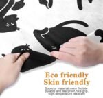 Cute Chubby Frog Yoga Mat, 71 x 26 Inch Non-slip Yoga Mats Folding Travel Exercise Mat Indoor Outdoor Gym Pilates with Storage Bag for Women Men - Image 3
