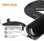 Cute Chubby Frog Yoga Mat, 71 x 26 Inch Non-slip Yoga Mats Folding Travel Exercise Mat Indoor Outdoor Gym Pilates with Storage Bag for Women Men - Image 5