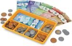 Learning Resources Canadian Currency-X-Change,Pretend Play Money for Kids, Develops Sorting and Money Skills, 211 Pieces, Ages 5+ - Image 3