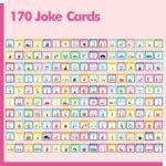 170 Joke Cards for Kids Cute Lunchbox Notes Inspirational and Motivational Affirmations Cards for Children, Jokes and Puns for Boys and Girls, Perfect for Parties, Schools, Bake Sales, Picnics - Image 3