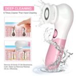 TOUCHBeauty Spin Brush Face Cleanser with 3 Brush Heads for Deep Cleansing Exfoliation and Massaging - Image 4