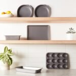 Amazon Basics 6 Piece Nonstick Carbon Steel Bakeware Set with Cake, Muffin, Cookie, and Loaf Pans, Easy Release, Oven Safe, 16.25 x 11.75 x 6.25 inches - Image 4