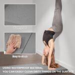 BalanceFrom 6x2 Feet 3-Panel Folding Gymnastics Mat – 2-Inch Thick Pad with Vinyl Surface and Carrying Handles for Tumbling, Yoga, Pilates, Home Workouts, and Martial Arts - Image 7