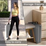 BalanceFrom 6x2 Feet 3-Panel Folding Gymnastics Mat – 2-Inch Thick Pad with Vinyl Surface and Carrying Handles for Tumbling, Yoga, Pilates, Home Workouts, and Martial Arts - Image 8