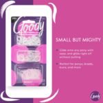 Goody Ouchless Polyband Hair Ties - 250 Ct, Clear, Latex Hair Bands for Women's Hair, Easy Glide, Ultra-Strong Hold Hair Accessories for Women & Men, Secure Hold Ridge Design, All Hair Types - Image 4