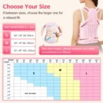 Posture Corrector for Women & Men, Adjustable Back Brace with Shoulder Straightener & Lumbar Support for Upper & Lower Back Pain Relief, Spine Support, Hunchback & Scoliosis, Beige, Medium - Image 8