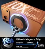 Coolpow【Newest Vacuum Magnetic Phone Holder for Car Phone Holder Mount【Movable Vacuum Suction】 Magsafe Car Mount Cell Phone Holders for Your Car Accessories Interior for Women Men for iPhone 17 16 15 - Image 5