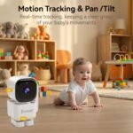 Non-WiFi Baby Monitor with Camera & Audio, Secure FHSS Display, Optional WiFi App, No Cloud, No Subscription, 5” Screen, Night Vision, VOX Sound Detection - Image 5