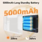 Non-WiFi Baby Monitor with Camera & Audio, Secure FHSS Display, Optional WiFi App, No Cloud, No Subscription, 5” Screen, Night Vision, VOX Sound Detection - Image 7