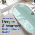 SlipX Solutions Bottomless Bath, Essential Overflow Drain Cover for Bathtub, Best Bath Accessories for Women, Adds Inches of Water to Your Tub for Deeper Soak, 4" Diameter, Bronze - Image 3