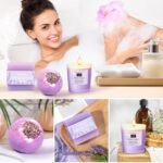 Birthday Gifts for Women Lavender Spa Gift Basket for Women Self Care Relaxing Bath Set Purple Gifts Inspirational Gift for Mom Wife Her Female Sister Teacher Nurse Friends Employee Coworker Spa Gifts - Image 6