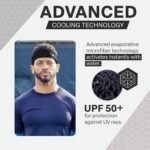 COLD FACTOR Cooling Headband for Women and Men – UPF 50+ Advanced Evaporative Comfort, Instant Cooling Sweatband for Outdoor Sports, Fitness, Yoga, Hiking, Running, and Workout – 3 Pack - Image 4
