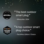 TP-Link Tapo Matter Outdoor Smart Plug, 2 Individual Outlets, IP65 Weather Resistance, Works with Apple Home, Alexa, Google Home, Long Wi-Fi Range, 2.4G Wi-Fi Only, ETL Certified (Tapo P400M) - Image 3