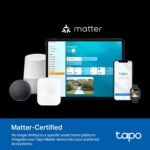 TP-Link Tapo Matter Outdoor Smart Plug, 2 Individual Outlets, IP65 Weather Resistance, Works with Apple Home, Alexa, Google Home, Long Wi-Fi Range, 2.4G Wi-Fi Only, ETL Certified (Tapo P400M) - Image 5