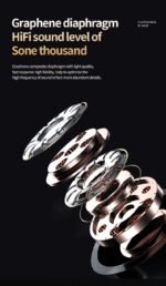 Pro Earbuds Wireless V5.3 LED Compatible with Xiaomi Redmi K70 IPX4 Water & Sweatproof/Noise Reduction/Quad Mic Plus 1200mah PowerBank - Image 4