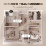 Kidsneed 5" Split Screen Baby Monitor with 2 HD 720P Cameras and Audio - No WiFi,Long Battery Life, Night Vision, Remote Pan& Tilt& Zoom，Two-Way Talk, Lullabies, Thermal Monitor, 1000ft Range（510FV2） - Image 7