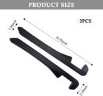 2PCS Car Seat Gap Filler - Car Seat Gap Filler Organizer for Holding Phone,Key,Purse - Universal Car Gap Filler Fits Car Truck SUV Car Interior Accessories (Black/2PCS)… - Image 3