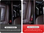2PCS Car Seat Gap Filler - Car Seat Gap Filler Organizer for Holding Phone,Key,Purse - Universal Car Gap Filler Fits Car Truck SUV Car Interior Accessories (Black/2PCS)… - Image 4