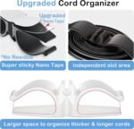 Cord Organizer for Appliances, 8 Pack Upgraded Kitchen Appliance Cord Organizer Stick On Appliance Wire Organizer Wire Wrapper for Kitchen Appliances Mixers, Coffee Maker, Pressure Cooker - Image 3