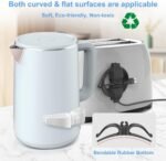 Cord Organizer for Appliances, 8 Pack Upgraded Kitchen Appliance Cord Organizer Stick On Appliance Wire Organizer Wire Wrapper for Kitchen Appliances Mixers, Coffee Maker, Pressure Cooker - Image 4