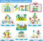 Educational Toys Building Blocks, 244 Pieces Electric Screwdriver DIY Building Toys for Boys and Girls, Educational Construction Building kit for Kids Ages 4 5 6 7 8 9 10 Year Old - Image 3