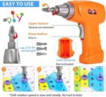 Educational Toys Building Blocks, 244 Pieces Electric Screwdriver DIY Building Toys for Boys and Girls, Educational Construction Building kit for Kids Ages 4 5 6 7 8 9 10 Year Old - Image 6