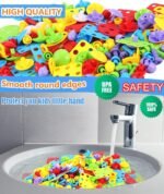 Educational Toys Building Blocks, 244 Pieces Electric Screwdriver DIY Building Toys for Boys and Girls, Educational Construction Building kit for Kids Ages 4 5 6 7 8 9 10 Year Old - Image 7