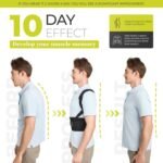 Posture Corrector for Women and Men - Adjustable Upper Back Brace - Breathable Back Support straightener - Providing Pain Relief from Lumbar&Shoulder (S-M) - Image 5