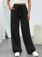 Trendy Queen Womens Wide Leg Sweatpants Baggy Loose Fall Barrel Casual Lounge Athletic Pants Comfy Teen Girl Cute Joggers - Image 3