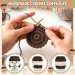 Depression Anxiety Stress Relief Items Funny Self Care Stress Relief Relaxation Gifts for Women Coffee Lover Desk Home Decoration Coworker Emotional Crochet Coffee Mug Support Mental Health Worry - Image 4