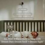 Owlet Dream Duo (Gen 3) Smart Baby Monitor All-in-One Bundle - 2K HD Video Baby Monitor with Alerts & Owlet Dream Sock Tracks Baby’s Oxygen, Heart Rate & Sleep | Health Insights via App - Image 3