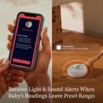 Owlet Dream Duo (Gen 3) Smart Baby Monitor All-in-One Bundle - 2K HD Video Baby Monitor with Alerts & Owlet Dream Sock Tracks Baby’s Oxygen, Heart Rate & Sleep | Health Insights via App - Image 6