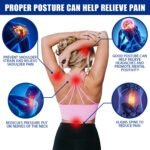 Posture Corrector for Women and Men - Adjustable Back Brace for Pain Relief - Enhances Posture and Provides Lumbar Support - Upper and Lower Back Straightener - Breathable Back Support (Pink, Small) - Image 4