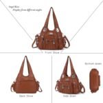 Angel Kiss Purses for Women Soft PU Leather Large Hobo Bags for Women Shoulder Bag | Soft, PU Leather, Large, Soft, PU Leather, Large - Image 5