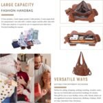 Angel Kiss Purses for Women Soft PU Leather Large Hobo Bags for Women Shoulder Bag | Soft, PU Leather, Large, Soft, PU Leather, Large - Image 8